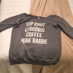 Pure Barre Bella sweatshirt